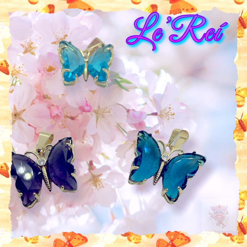 Gold filled Butterfly pendants